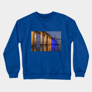 Bridge with illumination Crewneck Sweatshirt